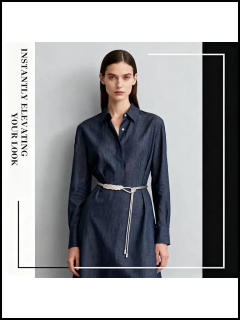 Women's Knotted Waist Belt PU Leather Skinny Belt for Dresses Pants